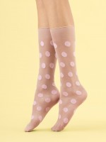 Fiore - 8 denier trendy spotty knee highs Fiore - 8 denier trendy spotty knee highs