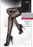 Fiore - Beautiful patterned tights Zemira 40 DEN Fiore - Beautiful patterned tights Zemira 40 DEN