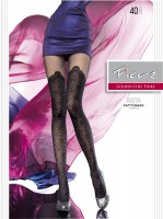 Fiore - Stylish patterned mock over the knee tights Asita 40 DEN Fiore - Stylish patterned mock over the knee tights Asita 40 DEN