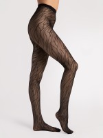 Fiore - Elegant tights with a modern organic pattern Fiore - Elegant tights with a modern organic pattern