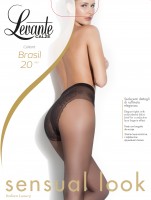 Levante - 20 denier elegant high cut bikini brief top tights Brasil Levante - 20 denier elegant high cut bikini brief top tights Brasil