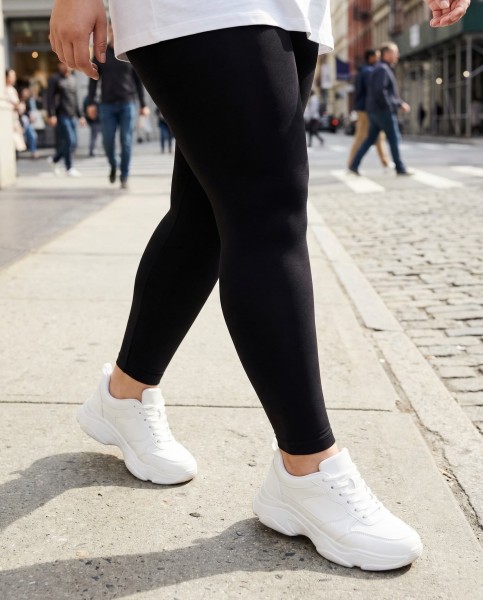 Glamory Velvet 80 denier uigennemsigtige plus size strømpebukser – Brand