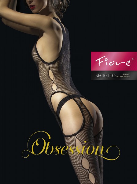 Fiore Secreto - Fishnet Bodystocking with sophisticated cut-outs